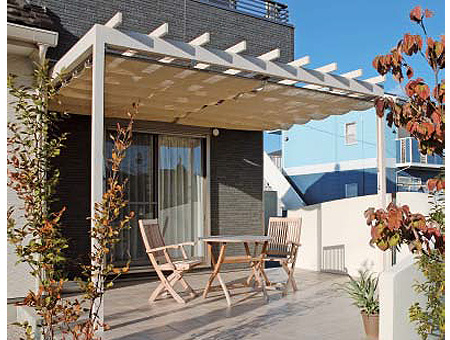 パーゴラポーチ壁付